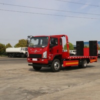 Camion plateau simple rangée 4x2 avec moteur Yuchai Euro 6 diesel neuf de Chine, capacité de charge de 16 tonnes pour le transport de machines lourdes