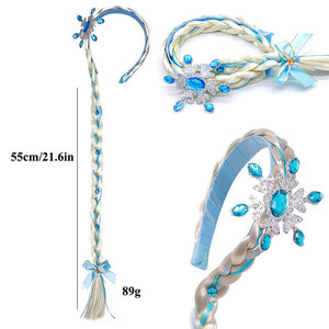Accessoires pour cheveux : Bandeau Echo Ice-Princess pour filles, couronne, <span class=keywords><strong>perruque</strong></span> et coiffure tressée - Product Image 3