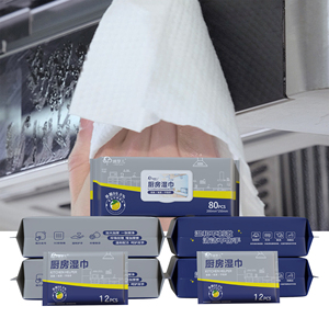 Cost-effective Useful disposable kitchen wipes kitchen cleaning wipes wet tissue for family daily using and cleaning