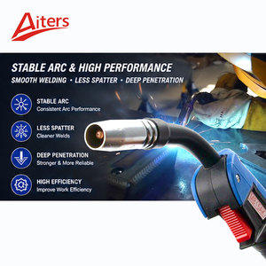 Embout de contact pour soudage MIG Euro <span class=keywords><strong>MB15AK</strong></span> M6x25 CuCrZr en cuivre, consommables pour torche MIG, pièces de rechange - Product Image 3