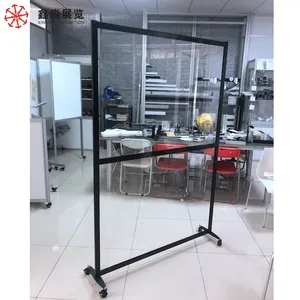 Assemble Portable Shields,High Strength Clear Plastic Protective Sneeze Guard for hotel,leisure and office room