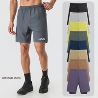Short de sport 2-en-1 pour homme avec short intégré – Idéal pour la course, l'entraînement et le jogging – Boxer de sport pour hommes