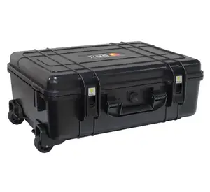 Waterproof PP Material Plastic Trolley Case Hard Duty Safety Tool Box with Custom Foam