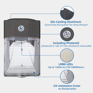 Lampe murale LED mini IP65 26W pour extérieur, vente directe d'usine, étanche, pour hôtel/jardin, en stock aux États-Unis - Product Image 3