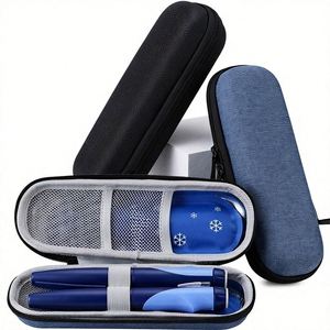 Sac isotherme portable étanche en EVA noir avec fermeture éclair pour boîte de rangement d'insuline, vente en gros OEM/ODM - Product Image 2