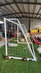 Gran oferta portería de fútbol de aluminio 11 personas 7,2*2,3 portería de fútbol y portería de fútbol de red exportación - Product Image 5
