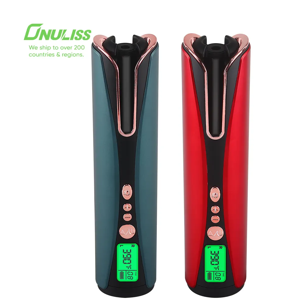 Cordless Auto Hair Curler,Automatic Curling Iron 2024 Wireless Curler with 5200 mAh Battery