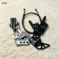 Kit d'assemblage de leviers de frein avant et arrière en aluminium CNC, compatible avec les motos électriques Ultra Bee, Light Bee X, LBX, Sur Ron, modification de moto tout-terrain.