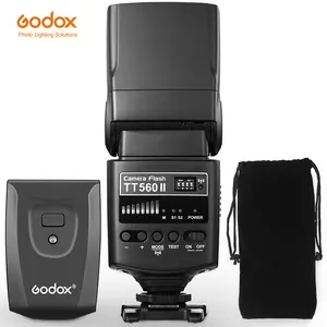 Godox TT560II Thinklite فلاش كاميرا مع البناء في 433MHz إشارة لاسلكية لكانون نيكون سوني بنتاكس فوجي أوليمبوس DSLR كاميرا