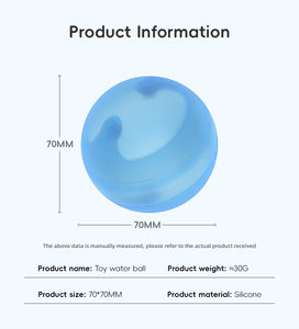 Ballons d'eau réutilisables en silicone de 2 pouces, auto-scellants, à remplissage rapide, pour piscine d'été, personnalisables - Product Image 3