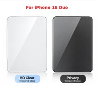 Protection d'écran en verre trempé HD transparent pour iPhone 18 Duo, protection d'écran en verre trempé transparent pour iPhone 18 Fold, vente en gros