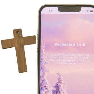 Porte-clés de carte de verset biblique NFC sur mesure qui révèle un verset biblique quotidien sur votre téléphone - Product Image 1