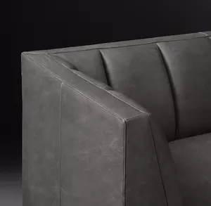Juego de Muebles de Sala de Estar de Diseño Moderno Italiano en Cuero, Venta al Por Mayor, Diseños de Lujo - Product Image 5