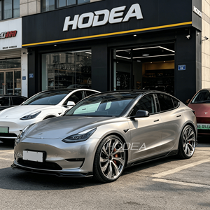 Jantes forgées EV noires brillantes usinées de 18/19/20/21/22 pouces 5x114.3 légères haute résistance compatibles Tesla Model 3/Y - Product Image 4