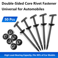 Attaches de câbles multifonctionnelles en nylon moulé par injection, clips double face à fixation universelle pour planchers de voiture