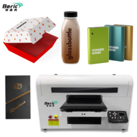 Impresora de Inyección de Tinta UV Automática Beric A3, Cabezales Dobles Industriales de Cama Plana, 2400 DPI, para Carcasas de Teléfono, Vidrio y Barniz, Nuevo Cabezal de Impresión XP600