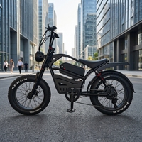 Bicicleta Eléctrica Snow Mountain con Motor sin Escobillas de 48V, Batería de Litio de 15AH, 7 Velocidades, Asistencia de 5 Niveles, 750W, Doble Suspensión, Neumáticos Anchos Resistentes al Agua