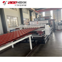 Máquinas para Fabricar Láminas de Tejas de PVC ASA Glaseadas, Máquina Extrusora de Láminas de Tejas de Tipo Español de Plástico