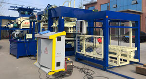 QT8-15 thủy lực Khối rỗng cơ khí bê tông xi măng màu paver rắn gạch hình thành máy Báo Chí - Product Image 3
