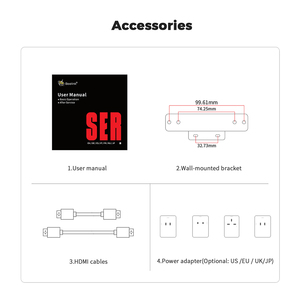 Beelink SER5 AMD 5560U 16G 500G/1TB Mini PC DP + HDTV Type-C Wins10 SATA SSD Computadora industrial de escritorio para juegos de señalización digital - Product Image 5
