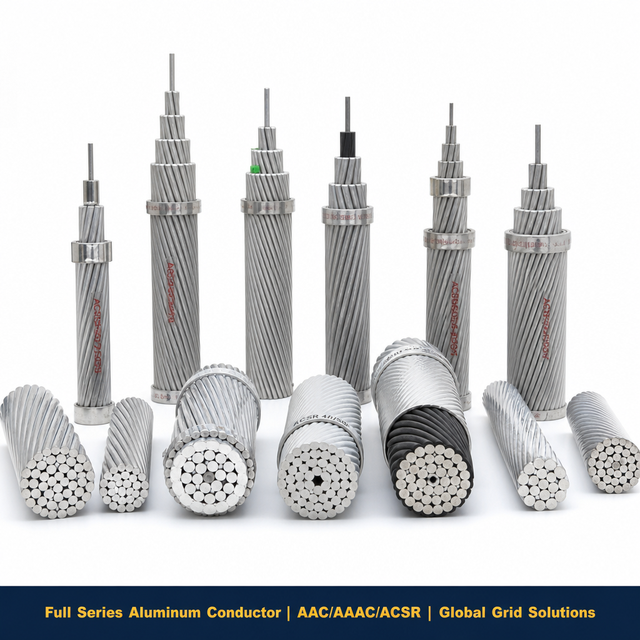 Verified Mfr | ACSR Conductor ASTM B232 | Steel Core Reinforcement | High Tension Substation Project Case