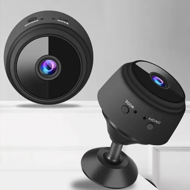 A9 Mini Smart Home Security Camera with 150 Wide Angle Night Vision HD 1080P WiFi Wireless Remote Monitoring SD Support