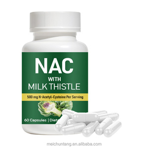 อาหารเสริม <span class=keywords><strong>NAC</strong></span> แคปซูลนมทิสเซิล สารต้านอนุมูลอิสระและบำรุงสุขภาพตับ อาหารเสริมเพื่อสุขภาพ OEM ODM - Product Image 5