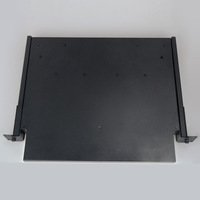 Boîtier de terminaison optique 12 ports ST 1U FTTH 19 pouces, panneau de brassage à fibre optique entièrement équipé, type tiroir, cadre de distribution de fibre optique