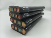 450/750V Flexibles Tauchpumpen kabel Flach 3 1 Ader Mit Erde 3x25 16 mm2 Schweiß batterie PVC-isoliertes ESCABLE