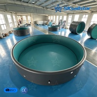 Piscine gonflable haute rigidité Drop Stitch de 4m et 5m de diamètre, grande piscine hors sol pour la famille, les centres de villégiature et les fêtes de jardin