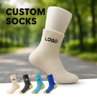 High-Crew Élastique Sports Protection Cheville Soutien Compression Chaussettes Respirant Séchage Rapide Printemps Gym Cyclisme Running Grip