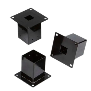 Braket sudut Pergola <span class=keywords><strong>3</strong></span> lengan kustom logam untuk 4x4 tiang kayu - Product Image 1