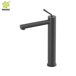 Grifo de Lavabo Mezclador de Agua Fría y Caliente de Acero Inoxidable 304, <span class=keywords><strong>Serie</strong></span> Exquisite, Negro Mate, Sin Plomo - Product Image 4