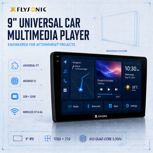 FYDZ Universeller Android Auto-<span class=keywords><strong>DVD</strong></span>-Player 2 Din 9 Zoll GPS-Navigation BT FM-Radio Mirror Link Auto-<span class=keywords><strong>DVD</strong></span>-Player - Product Image 1