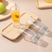 Verres à dégustation de whisky miniatures personnalisés de 2 oz, à base épaisse, transparents, pour la vodka, la tequila et les brandies