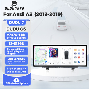 Système d'infodivertissement automobile Android DUDU7, équipé d'un GPS double bande intégré, puce de positionnement 6 modes pour <span class=keywords><strong>Audi</strong></span> A3 2013-2019 - Product Image 2