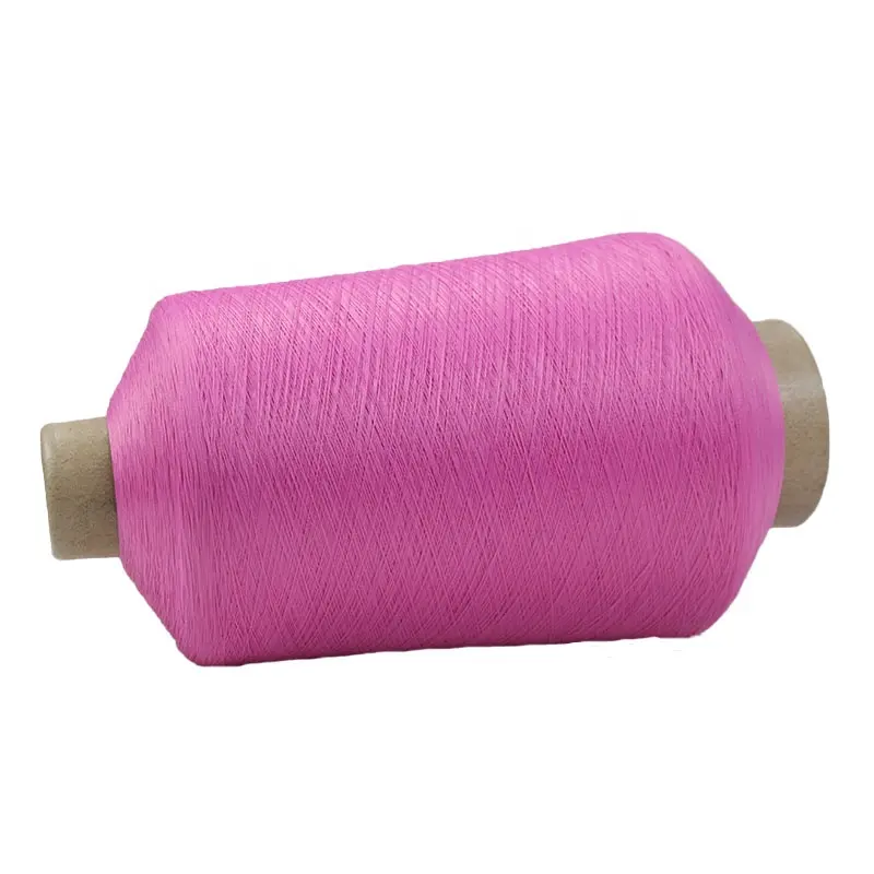 Fio viscose flash de alta qualidade, nylon macio 1/24NM, mistura de ouro e prata, costura e tricô, fio com padrão cru