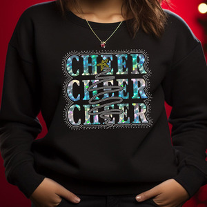 Bling hologramme vinyle transfert fer sur stocké Cheer strass transfert pierres dispersées pour la vente en gros - Product Image 2