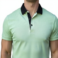 Polo pour homme en gros, formel, avec détection anti-espionnage, 180 grammes, streetwear, manches courtes, logo personnalisé, grandes tailles