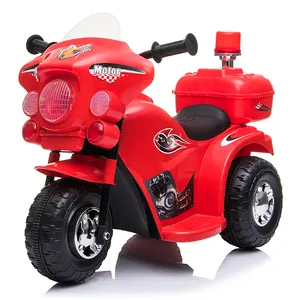 Bambini moto bambini bici elettrica polizia moto con luce sirena