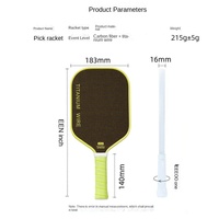 Fil de titane en fibre de carbone de haute qualité pour raquette, source directe d'usine, approvisionnement exclusif transfrontalier, 40x20x1.6cm, 200g