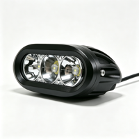 Lampe de travail LED Ellipse 6,2 pouces 30W, étanche IP67, 12-48V, lampe auxiliaire pour conduite tout-terrain 4x4, voiture, camion, chariot élévateur, engins