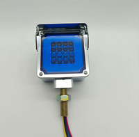 Nouveautés 12-24v violet bleu rouge vert ambre Double face carré camion feu latéral LED feu de position latéral pour remorque de Bus