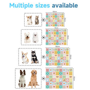 Alfombra de Seda de Hielo para Mascotas, Rectangular, Refrescante, para Perros, 45x60cm, 50x70cm, 65x90cm, 85x120cm, con Diseño de Dibujos Animados, para Verano - Product Image 5