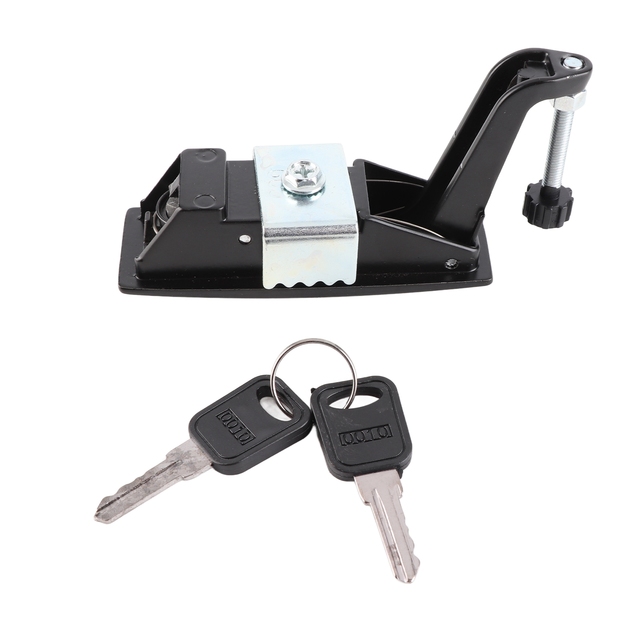Zinc Alloy Compression Latch Adjustable Lever with Locking Trigger Lock for RV Marine Boat Cabinet Toolbox