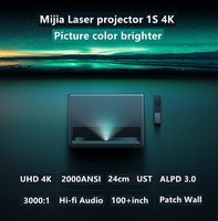 Proyector Láser Xiaomi Mijia 1S 4K UST 1080P 3D Full HD 2000ANSI Lúmenes 150 Pulgadas Ultra Corta Distancia, Gran Venta