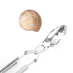 <span class=keywords><strong>Pince</strong></span> <span class=keywords><strong>à</strong></span> <span class=keywords><strong>escargot</strong></span> en acier inoxydable pour servir la cuisine - Product Image 3