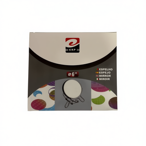 Specchio con Cornice in Vetro da 6 Pollici ESPEJO con Bordo in Ferro, Elegante Decorazione per la Casa - Product Image 2