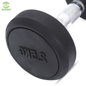 En gros 5kg En Acier Haltère Enduit De Caoutchouc Pour Musculation Musculation - Product Image 6
