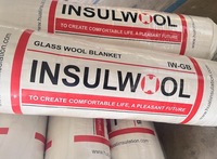 Couverture en laine de verre INSULWOOL haute densité, isolation thermique et acoustique économe en énergie pour plafond d'aéroport, norme européenne